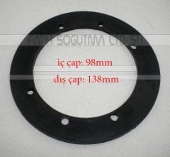 Kombi Baca Borusu Flanş Altı Contası (Ebatlar iç 98mm - dış 138mm) ( KK01.98.433 ) Baca Borusu Flanş Altı Contası 100mm çapında .