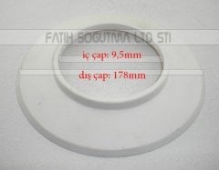 Kombi Baca Aynası ( KK01.98.435 ) (iç çap 9.5mm dış çap 178mm) Kombi baca Aynası Flanş Conta .