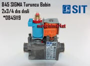 Vaillant gaz valfi . Sigma 845 Turuncu+Mavi bobinli 2X3/4 Dış dişli ( 931980007422 ) Ev1+Ev2=22vdc 0,52A MD MAX17VDC