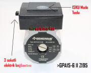 Eca premix pompa motoru . 3 soketli ışıklı mode tuşlu hız ayarlı ( 93180006835 ) Generous GPA15-6 II Z195 P1 45W . Demirdöküm atromix pompa motoru . Emas pompa motoru