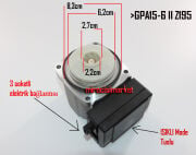 Eca premix pompa motoru . 3 soketli ışıklı mode tuşlu hız ayarlı ( 93180006835 ) Generous GPA15-6 II Z195 P1 45W . Demirdöküm atromix pompa motoru . Emas pompa motoru