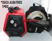 Kombi tesisat temizleme makinası . Duca Albatros TP60 . Descaling pump . Çantalı Tip +Sırt Çantası ( KK01.98.094 )(PRC) Maximum 3,5bar . tank kapasite 15Lt . Ağırlık 10Kg . Petek temizleme makinası