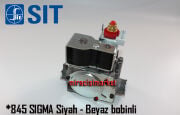 immergas gaz valfi . Sigma 845 Beyaz - Siyah Bobinli iki taraf dış dişli ( 93180007400 ) mdmax 9vdc . Ev1-Ev2 230V . Baymak baxi gaz valfi . sit 0845063