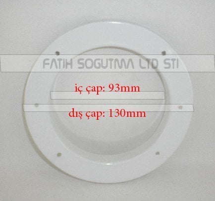 Kombi Baca Borusu Demir Flanş 10mm çapında ( KK01.98.434 ) (iç çap 93mm - dış çap 130mm) Baca borusu demir flanş .