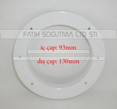 Kombi Baca Borusu Demir Flanş 10mm çapında ( KK01.98.434 ) (iç çap 93mm - dış çap 130mm) Baca borusu demir flanş .