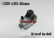 Sanica kombi gaz valfi . Resideo 230V 4,9VA 60mbar siyah bobinli iki taraf dış dişli ( 93180007340 ) Resideo Type. VK4205VE1001 . Baymak yoğuşmalı kombi gaz valfi