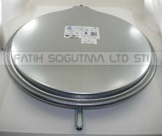 Vaillant Turbotec Genleşme Tankı . Yuvarlak 6.Lt 3/8 dişli uzun Rekorlu Zilio made in italy ( KK01.96.442 ) Vaillant Vuw Genleşme Tank . Vaillant Pro Plus Genleşme Tankı .